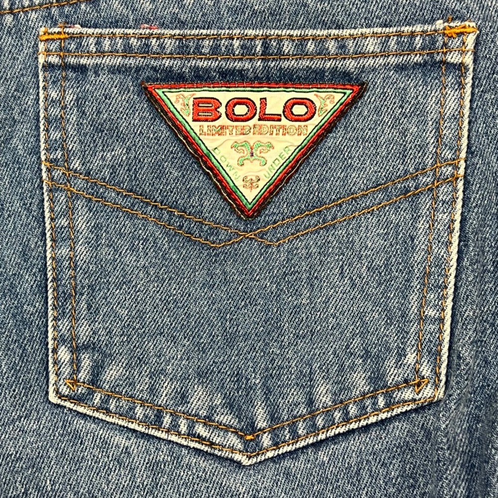 BOLO Limited Edition Window Denim Jeans Women's Size Medium Blue - Picture 5 of 7